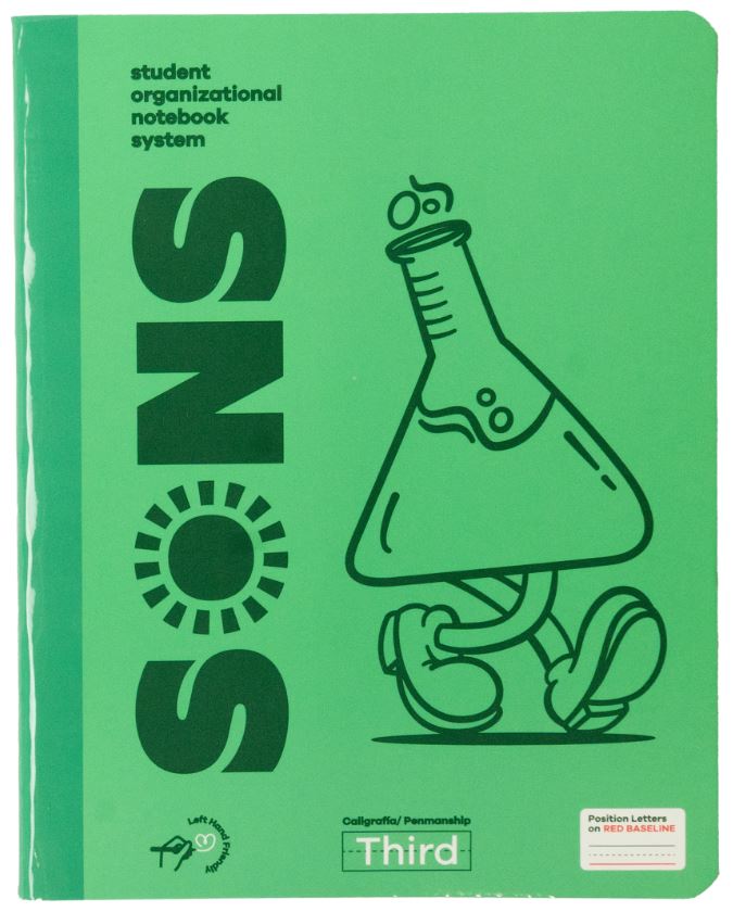 Libreta Caligrafia Primaria 3ro Verde 200 PG