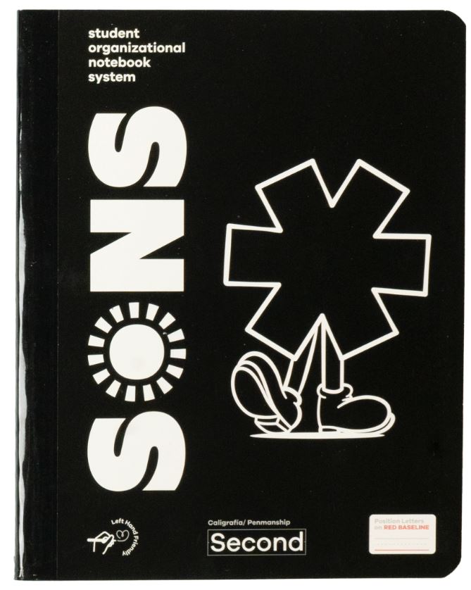 Libreta Caligrafia Primaria 2do Negro 200 PG