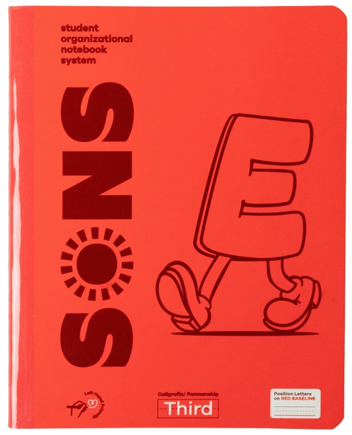 Libreta Caligrafia Primaria 3ro Rojo 200 PG