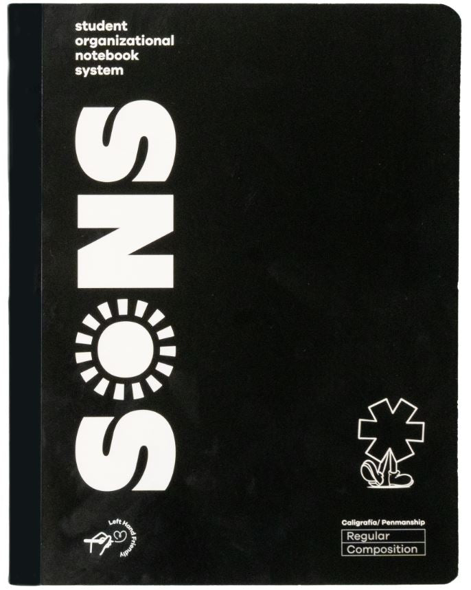 Libreta de Composición Regular Negro 200 PG