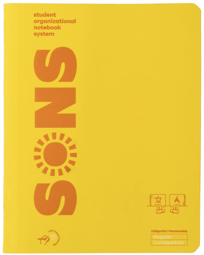 Libreta de Composición Regular Amarillo 200 PG