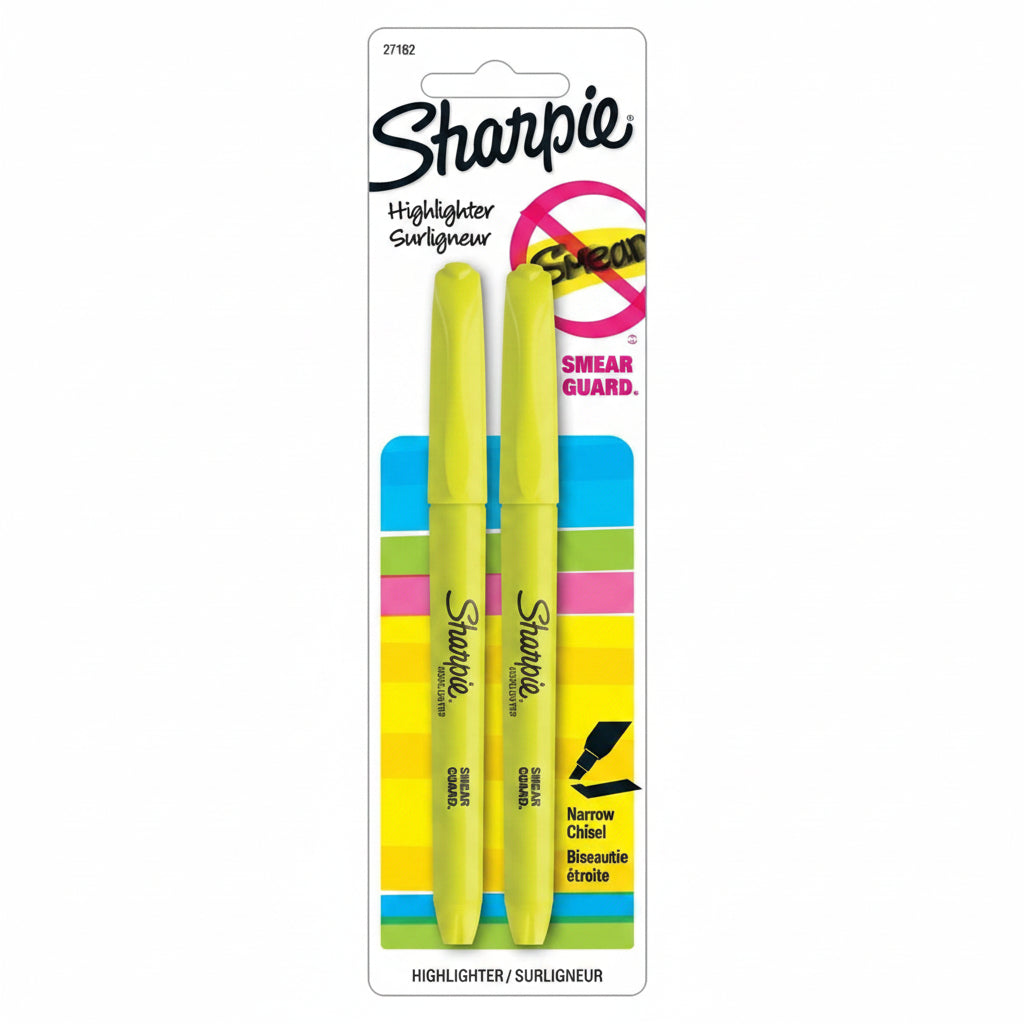 Sharpie Highlighters Yellow Pkg. 2