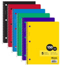 Libreta Argollada 5 Sub. Gde College-Ruled Assorted Color 300 PG