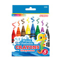 8 COLORES WASHABLE JUMBO CRAYON
