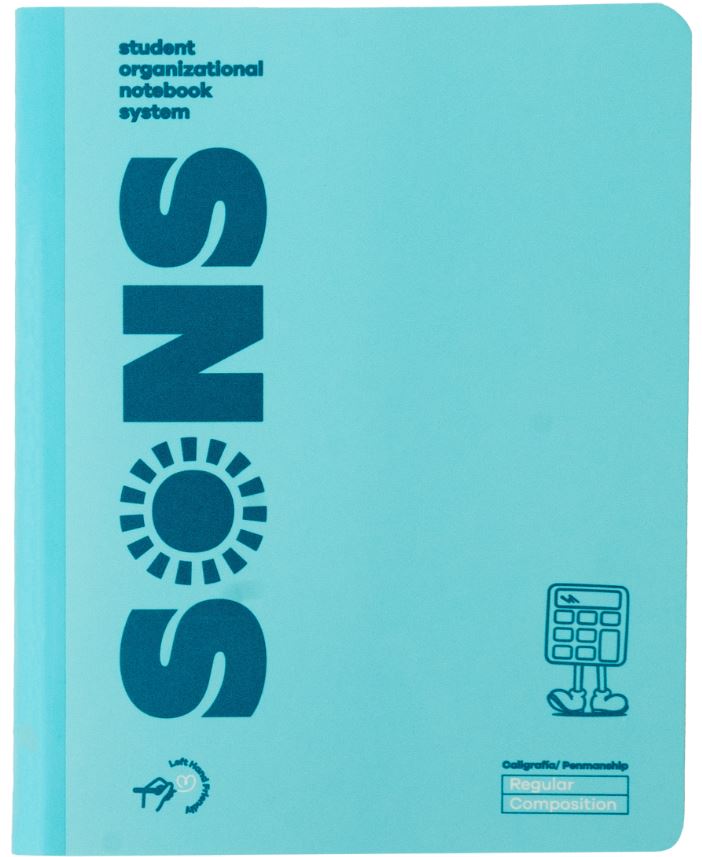 Libreta de Composición Regular Azul 200 PG