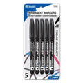Black Fine Tip Permanent Markers | pqt 5