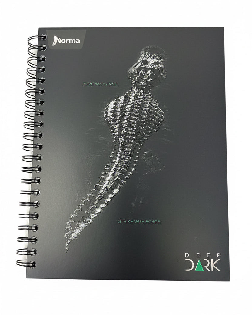 Libreta Argollada Deep Dark Gde 10 Sub. Durabook 400 PG