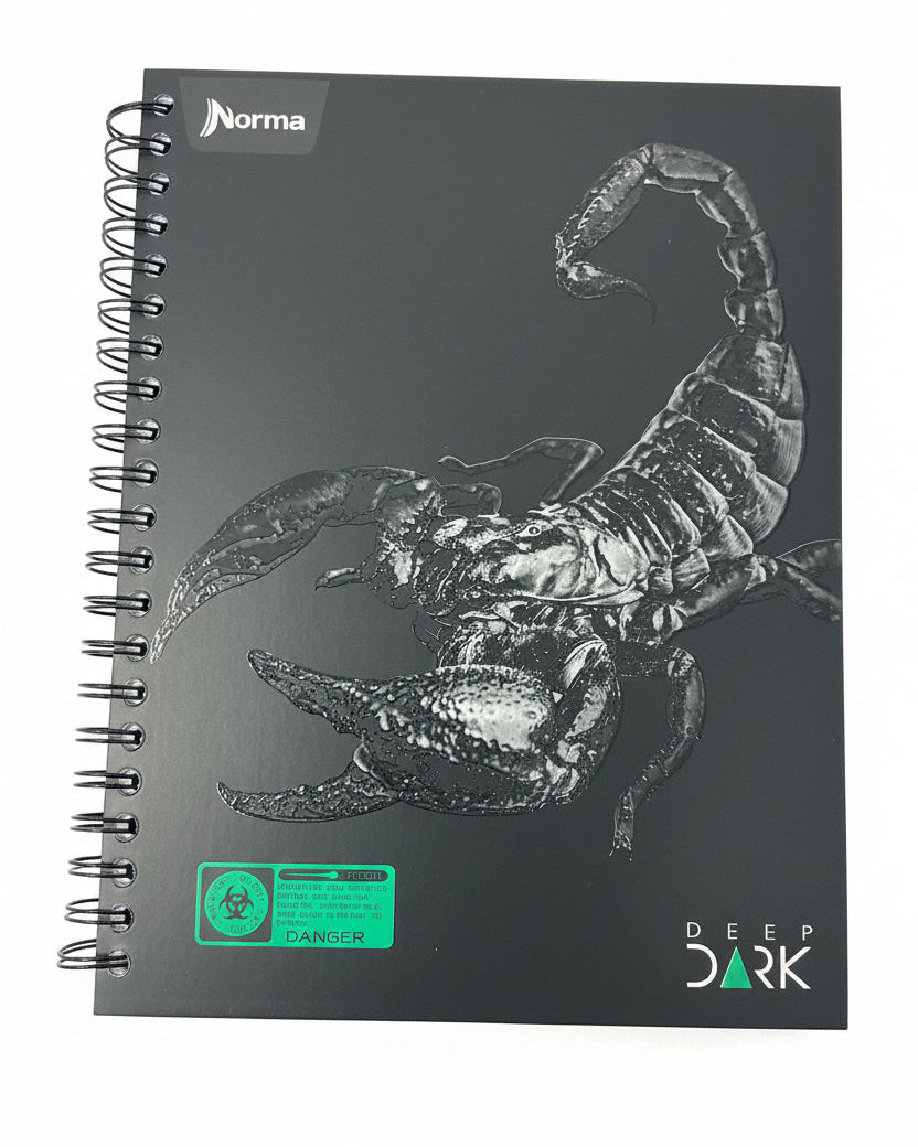 Libreta Argollada Deep Dark Gde 10 Sub. Durabook 400 PG