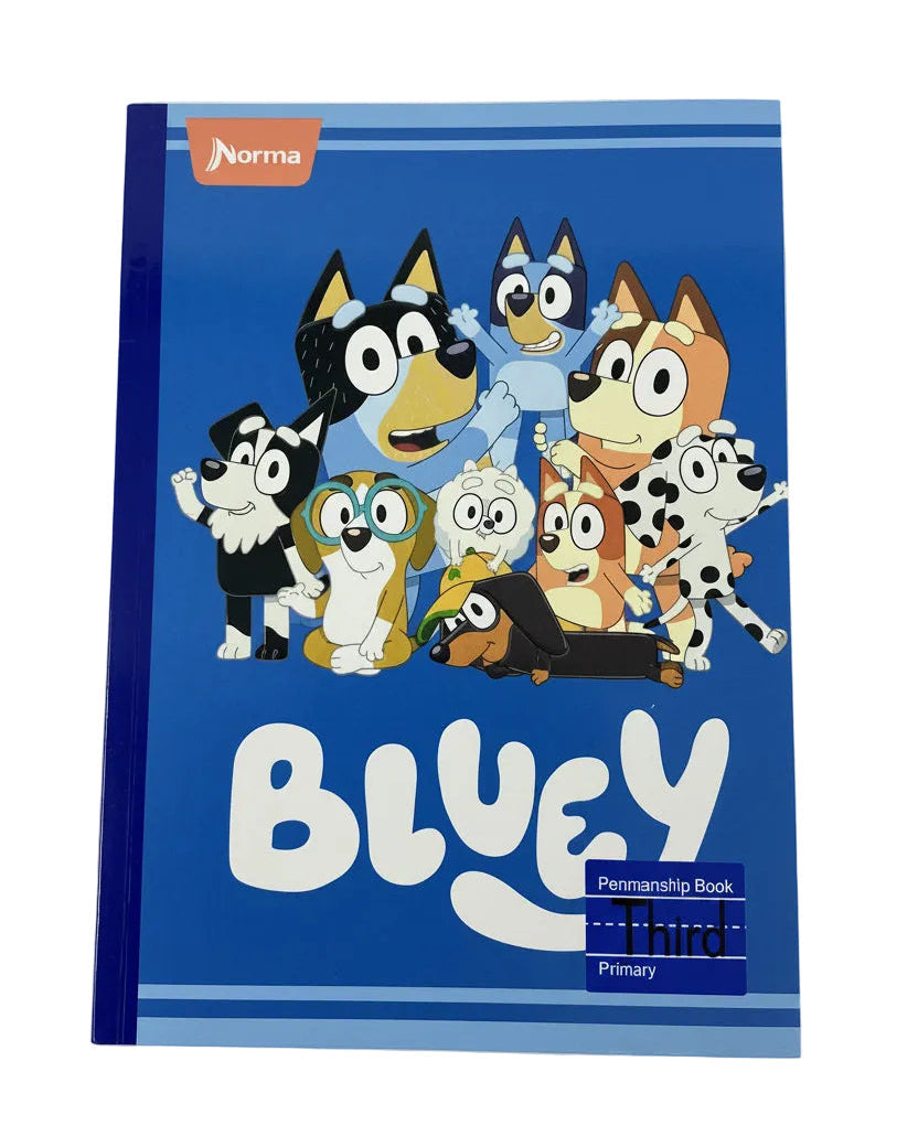Libreta Caligrafia Primaria Bluey 3er 160 PG