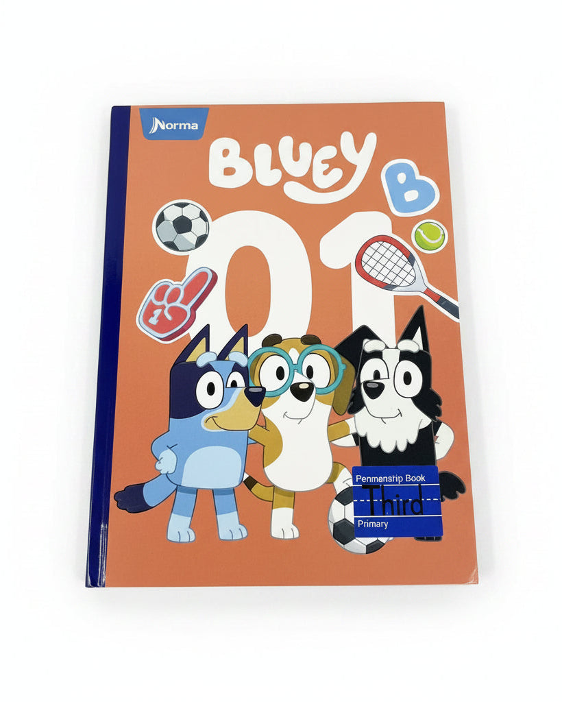 Libreta Caligrafia Primaria Bluey 3er 160 PG