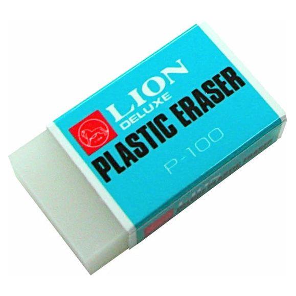 Translucent White Plastic Erasers