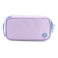 Doodle Pencil Case with Handle Strap | Purple