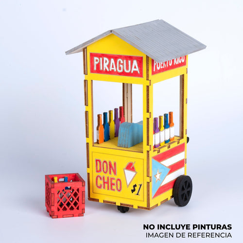 Carrito de Piragua - El Piraguero Kit 51 PCS