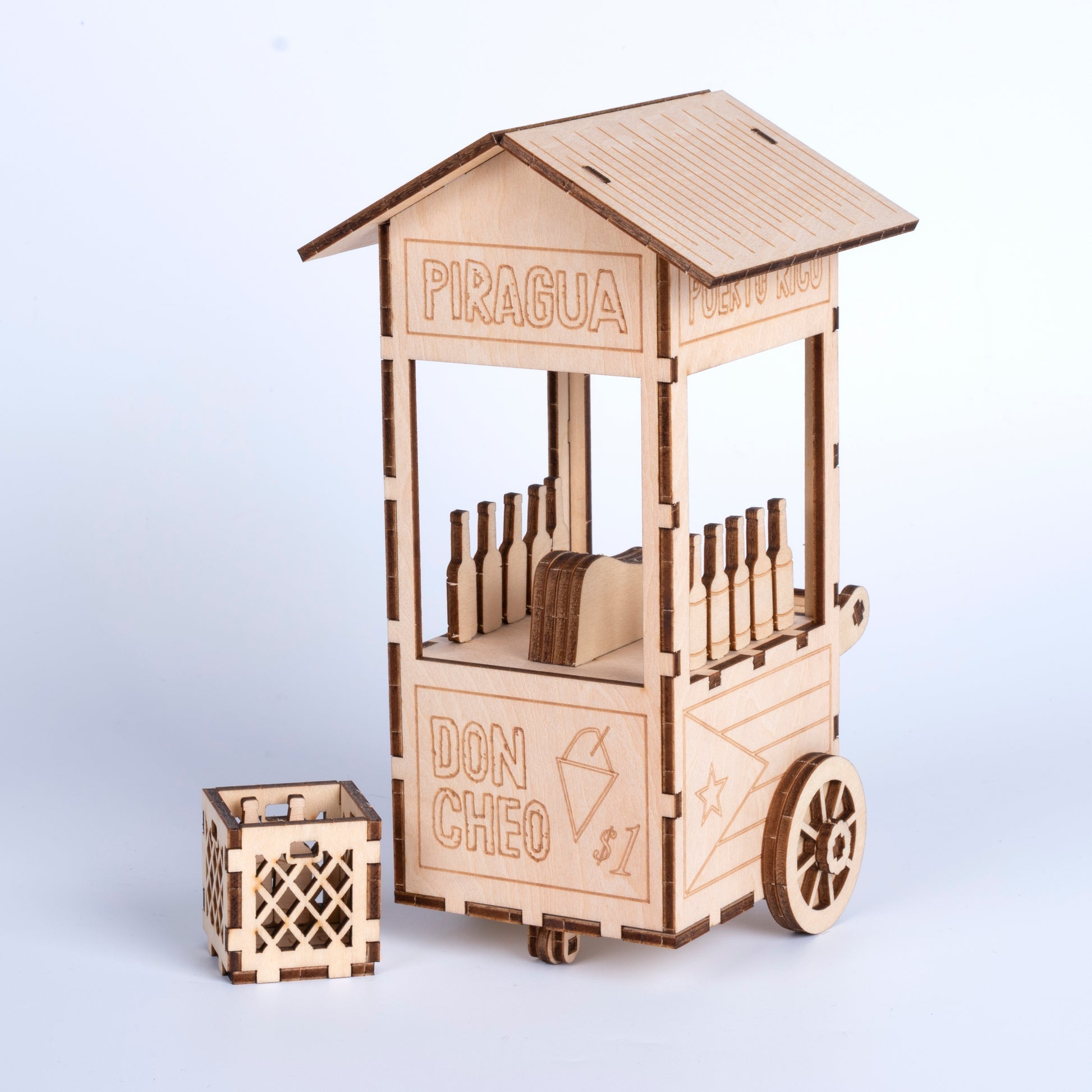 Carrito de Piragua - El Piraguero Kit 51 PCS